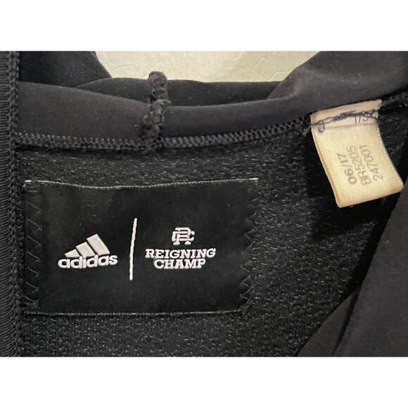 Adidas x Reigning Champ Black Gray Full Zip Hoodie Jacket   Mens Size Large - Picture 4 of 8